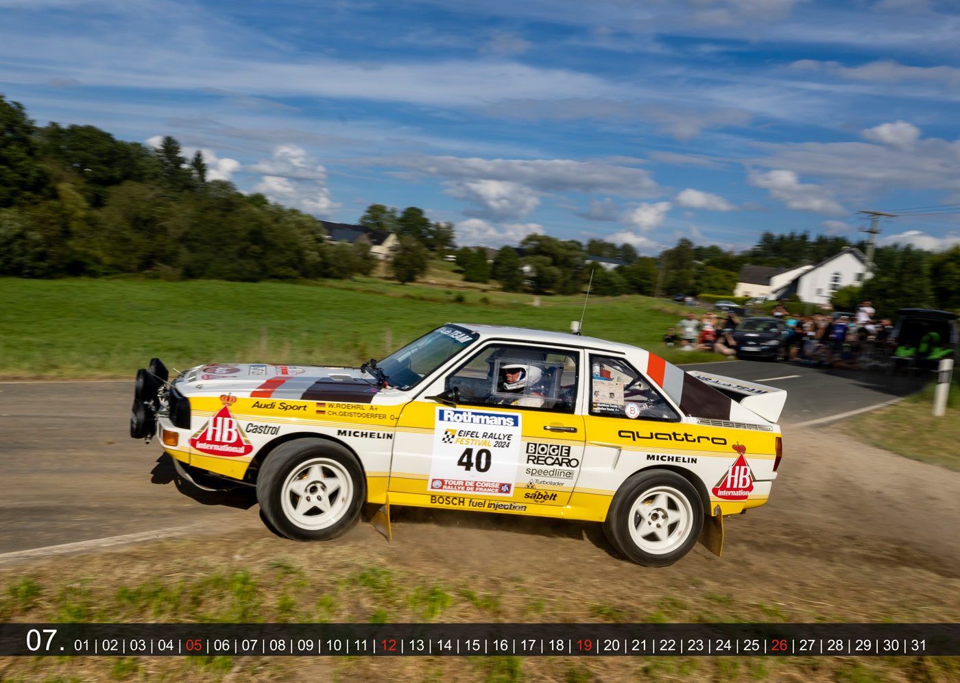 Audi Quattro Rallye Kalender 2026