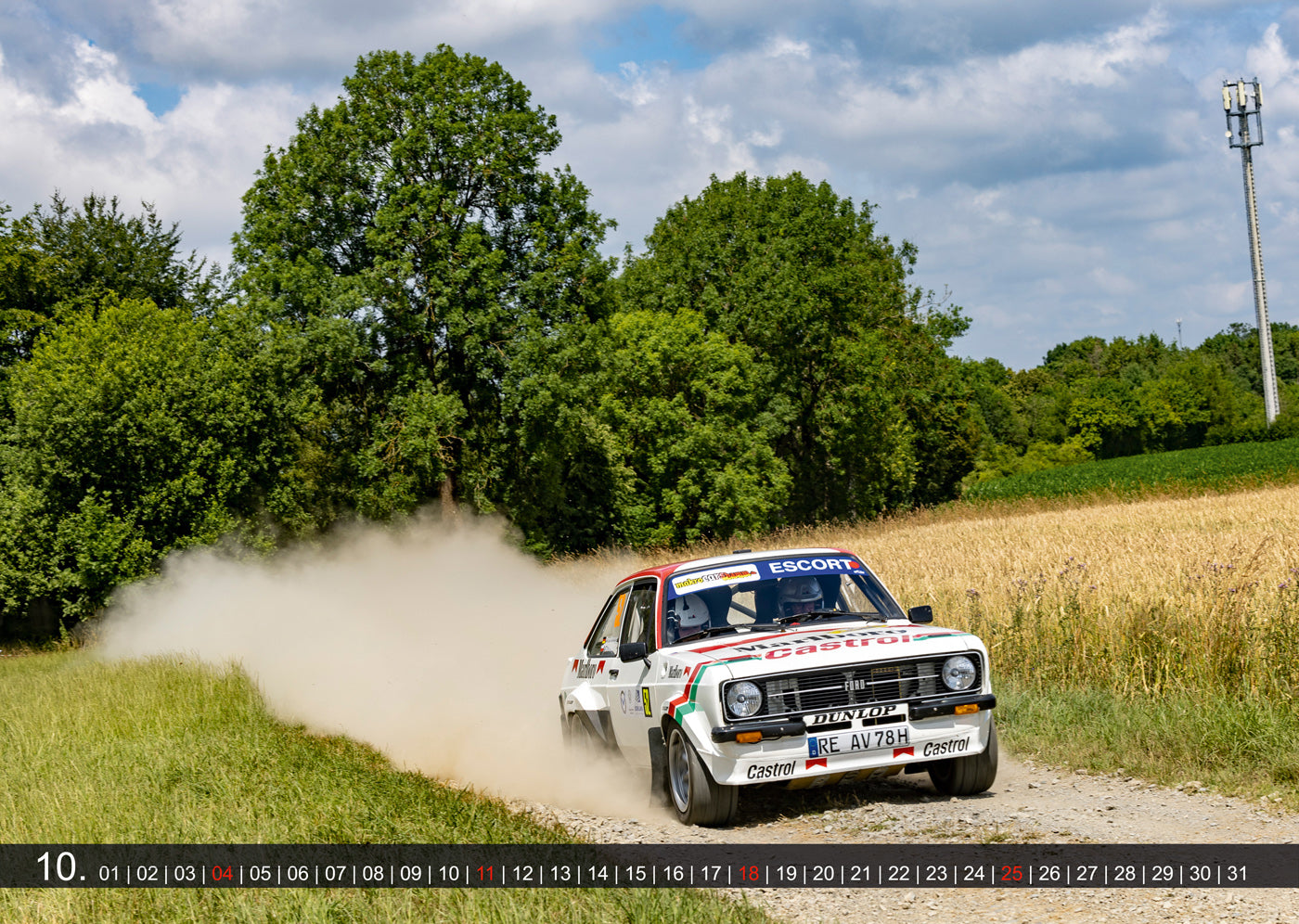 Ford Escort Rallye Kalender 2026