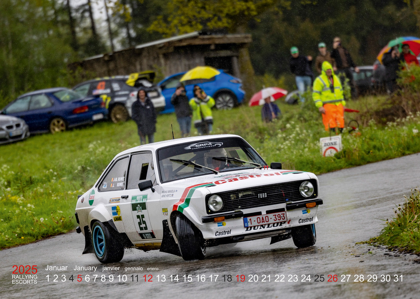Ford Escort Rallye Kalender 2025
