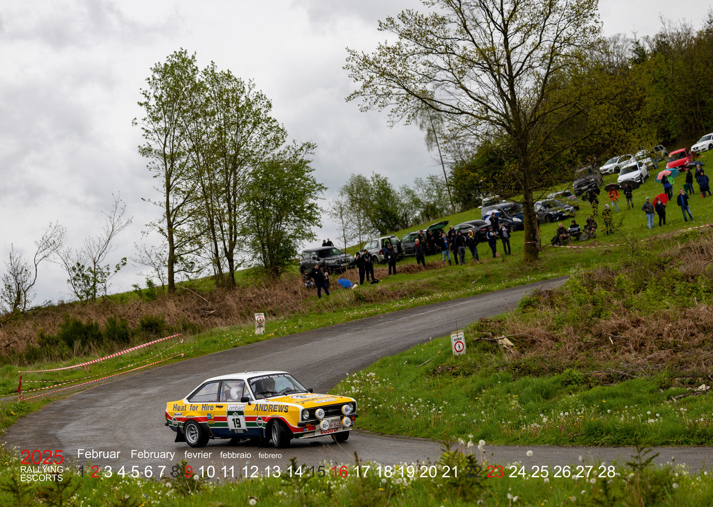 Ford Escort Rallye Kalender 2025