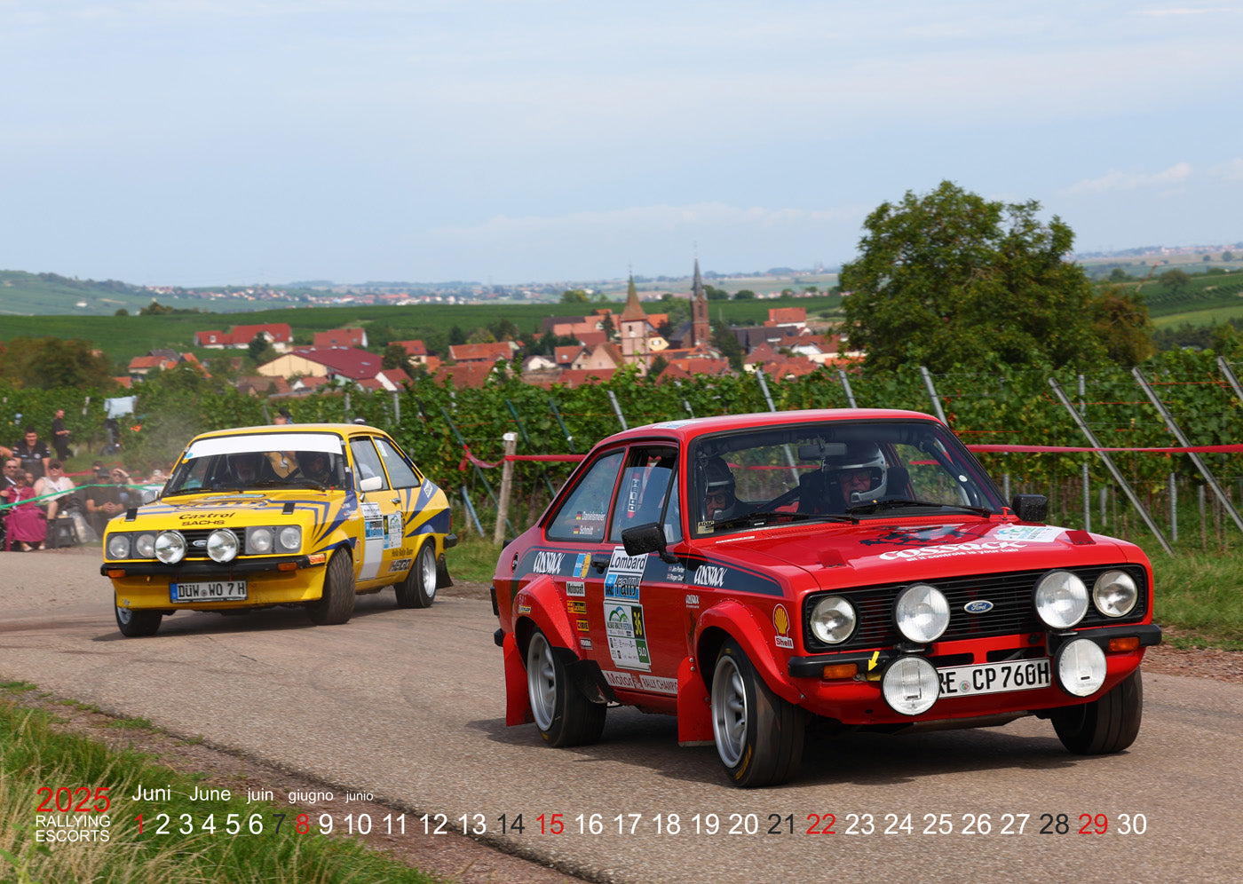 Ford Escort Rallye Kalender 2025