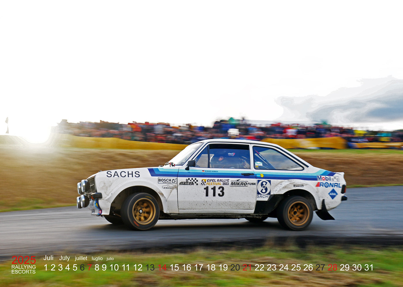 Ford Escort Rallye Kalender 2025