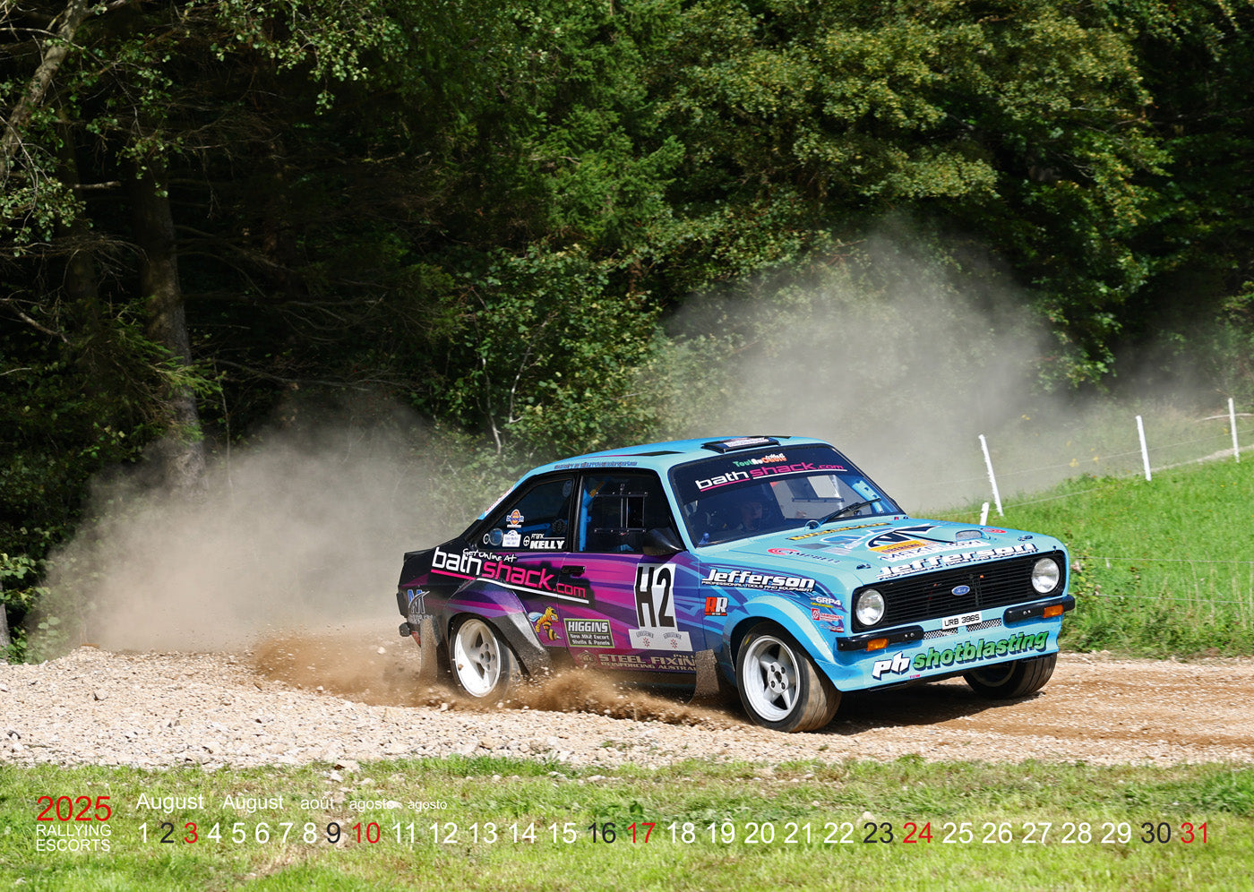 Ford Escort Rallye Kalender 2025