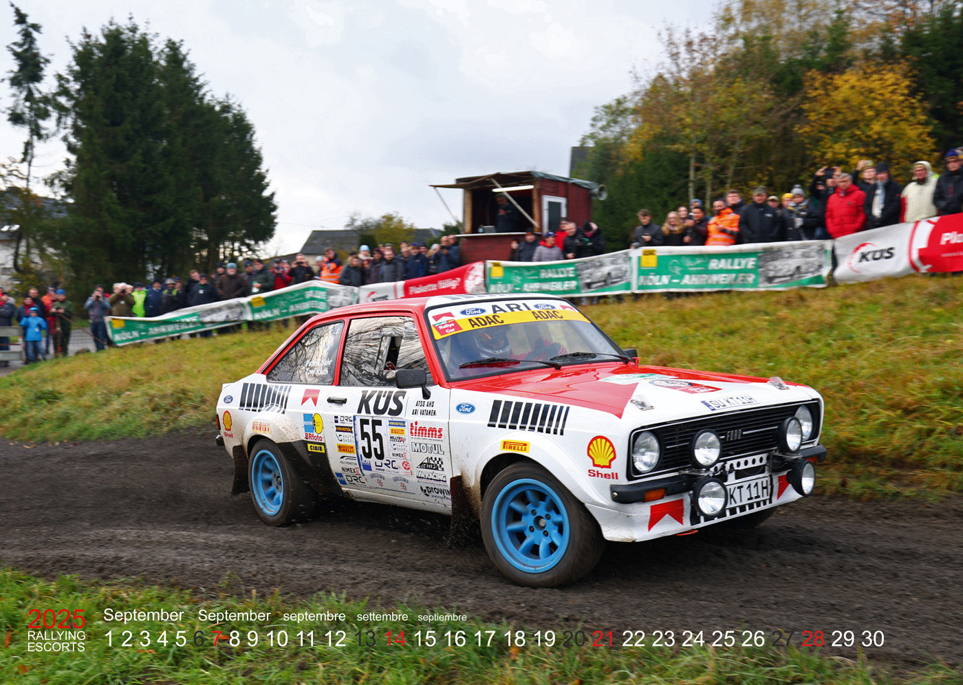 Ford Escort Rallye Kalender 2025