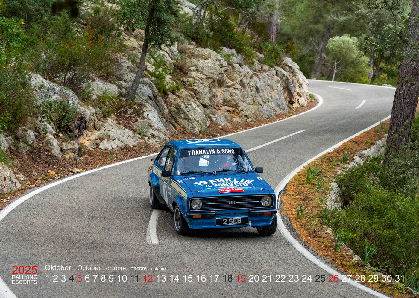 Ford Escort Rallye Kalender 2025
