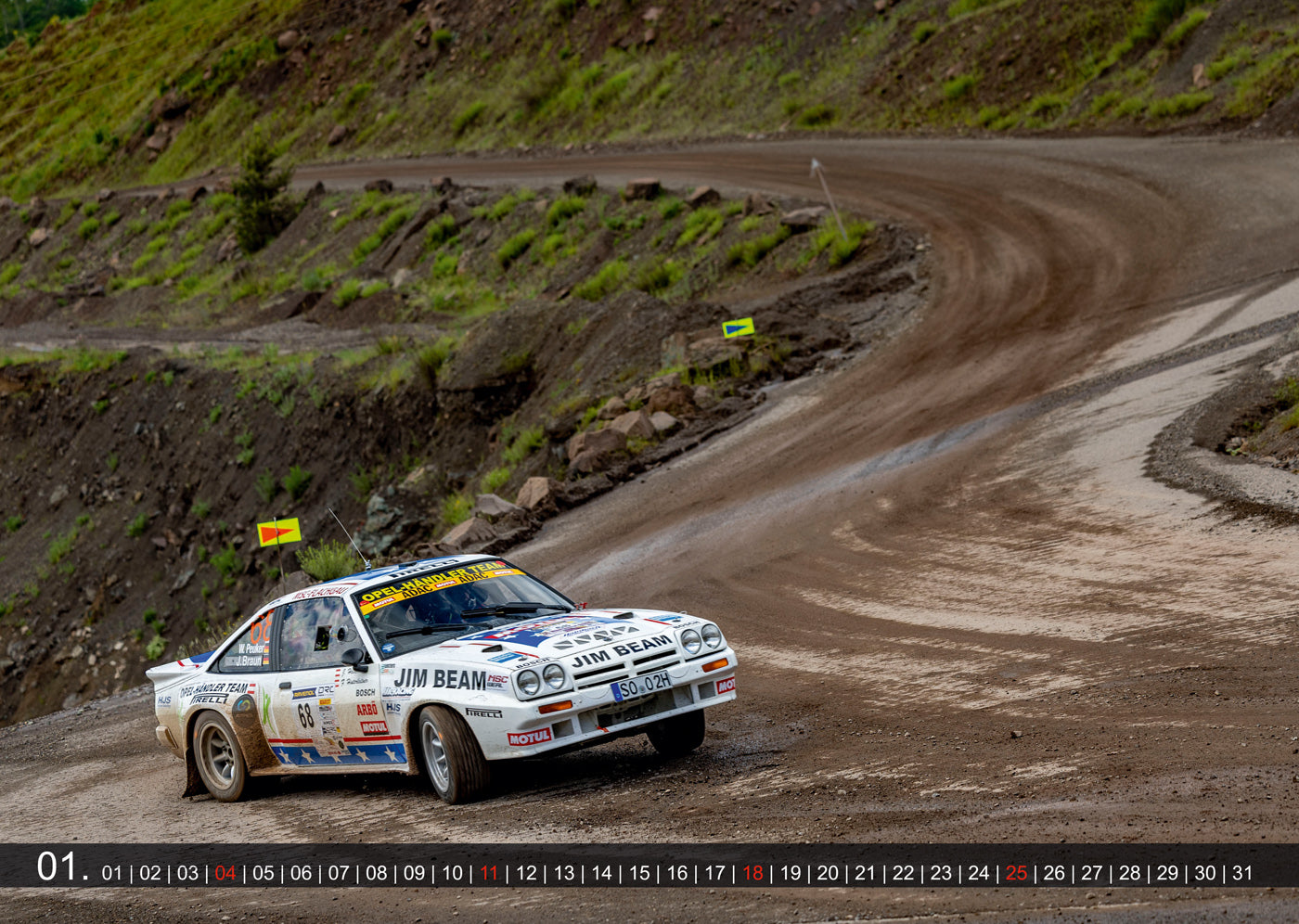 Opel Ascona / Manta 400 Rallye Kalender 2026