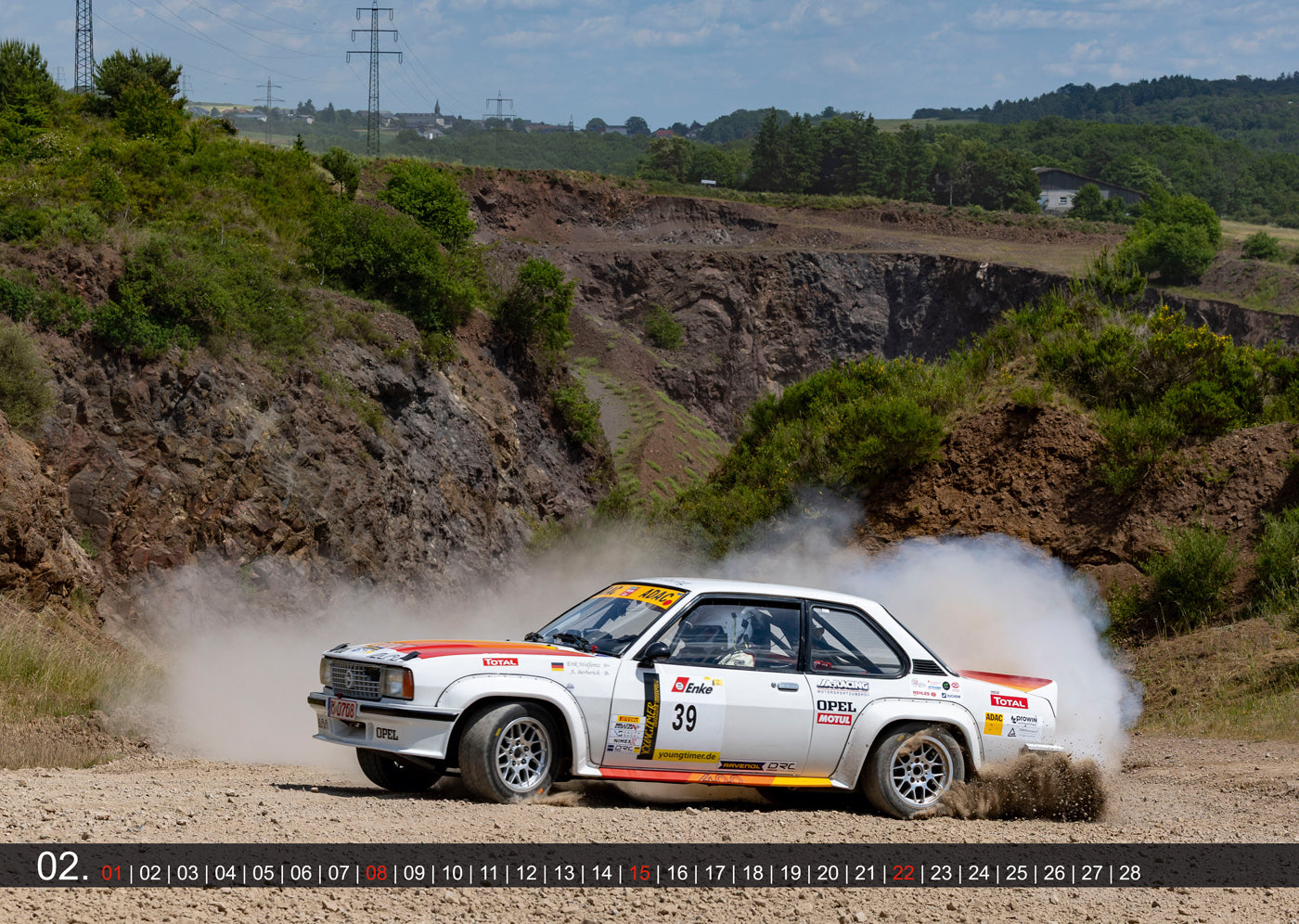 Opel Ascona / Manta 400 Rallye Kalender 2026