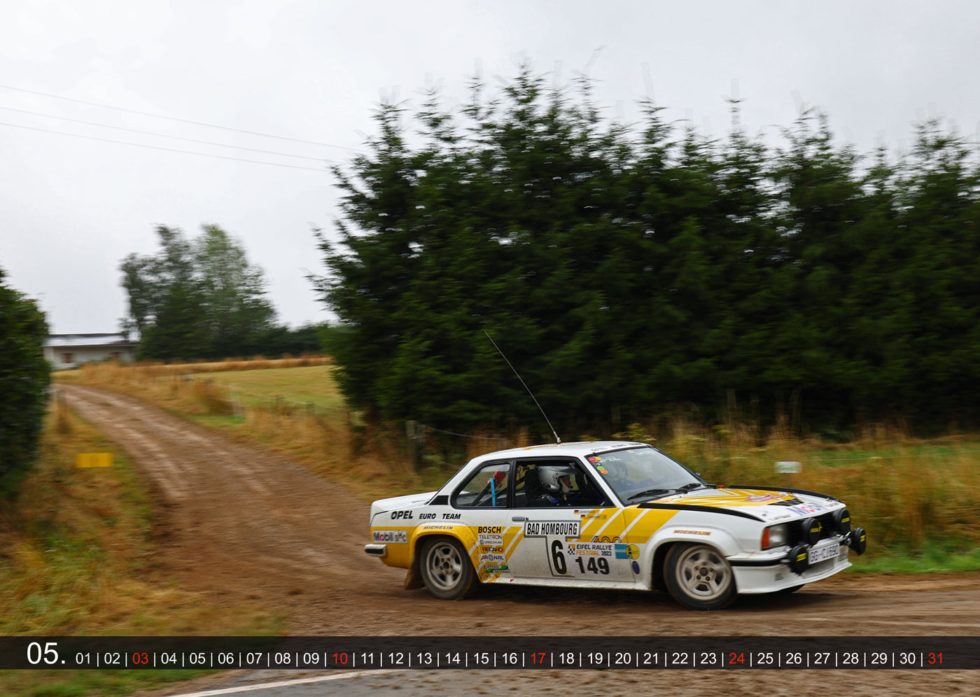 Opel Ascona / Manta 400 Rallye Kalender 2026
