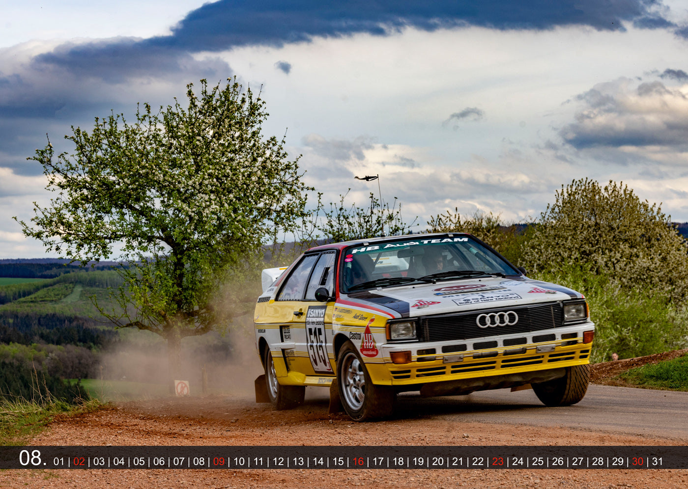 Audi Quattro Rallye Kalender 2026