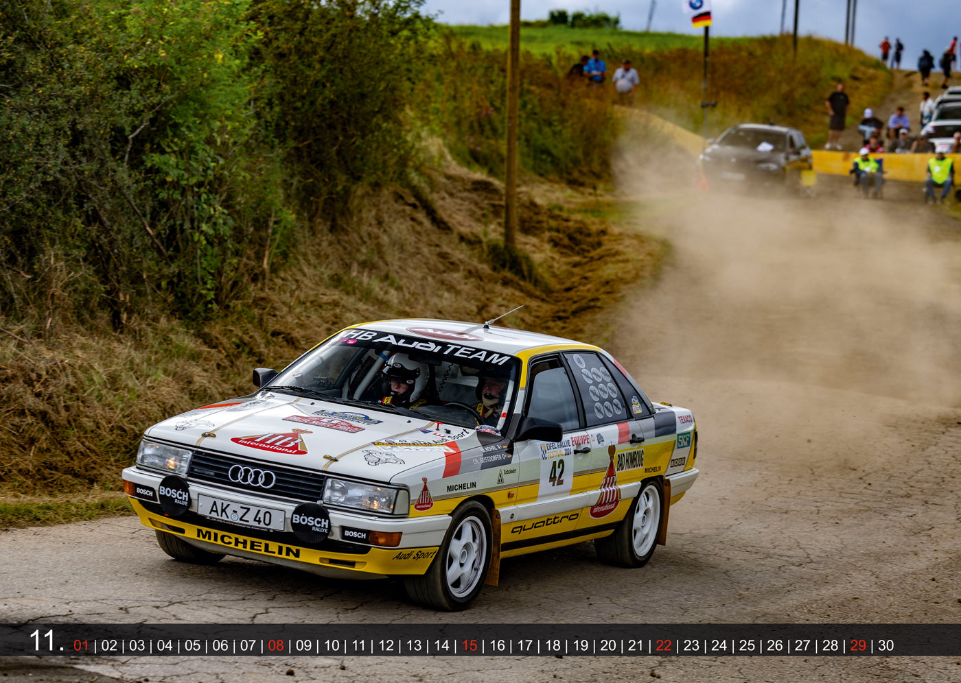 Audi Quattro Rallye Kalender 2026