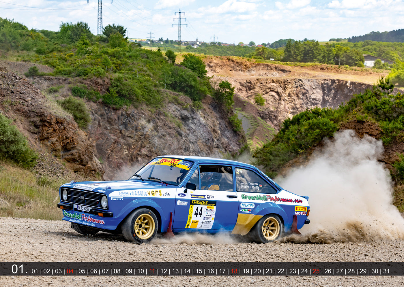 Ford Escort Rallye Kalender 2026
