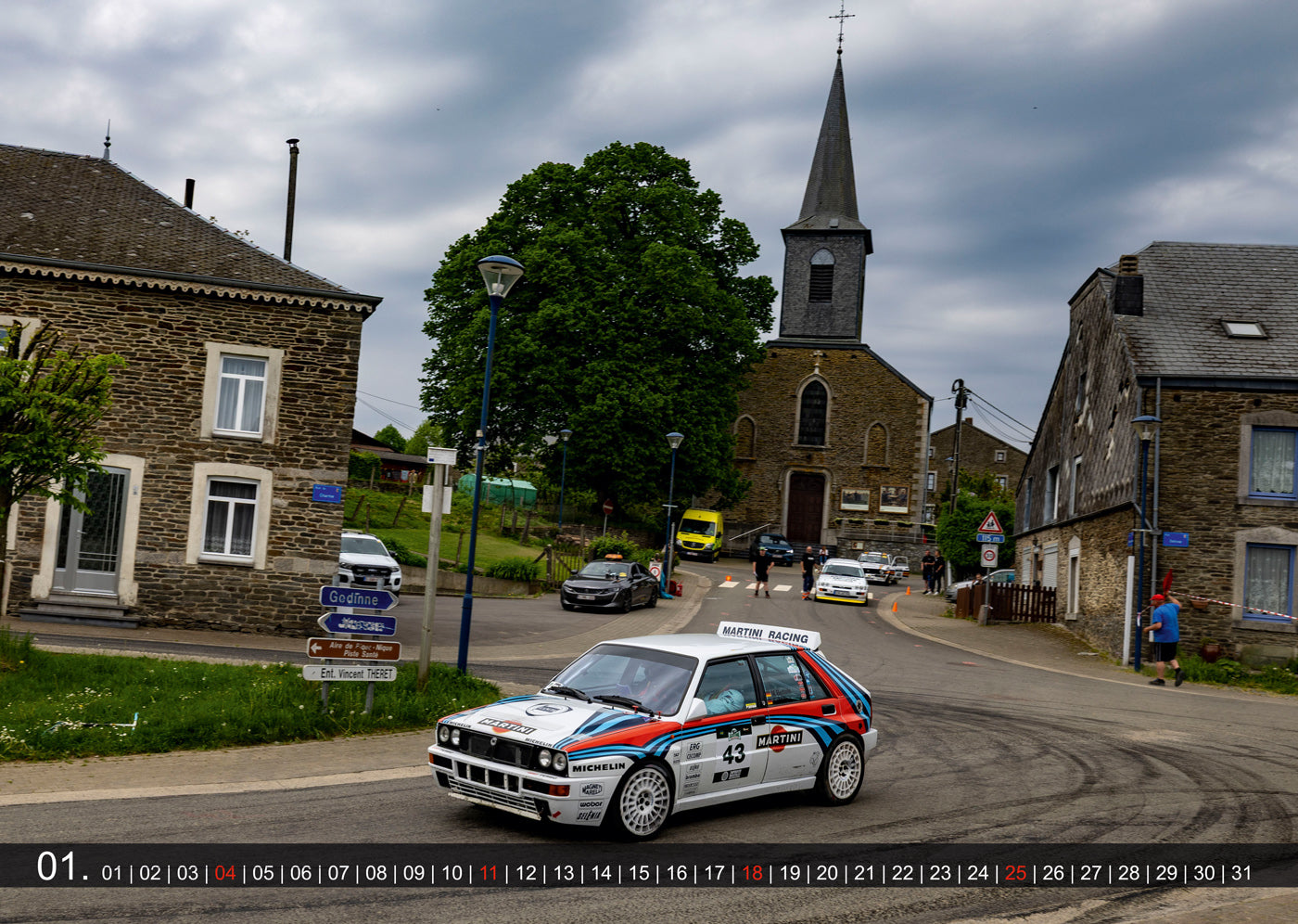 Lancia Rallye Kalender "bella macchina" 2026
