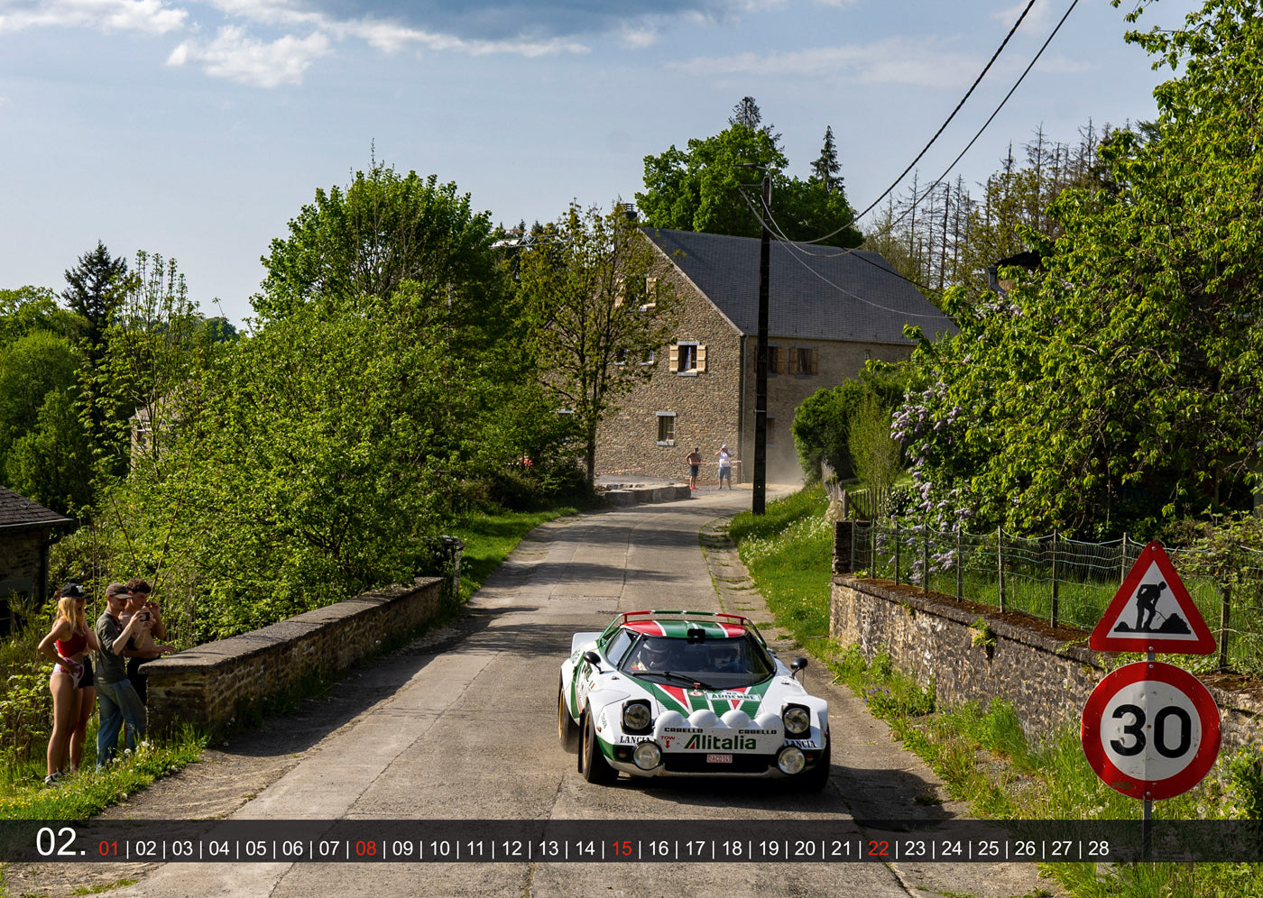 Lancia Rallye Kalender "bella macchina" 2026