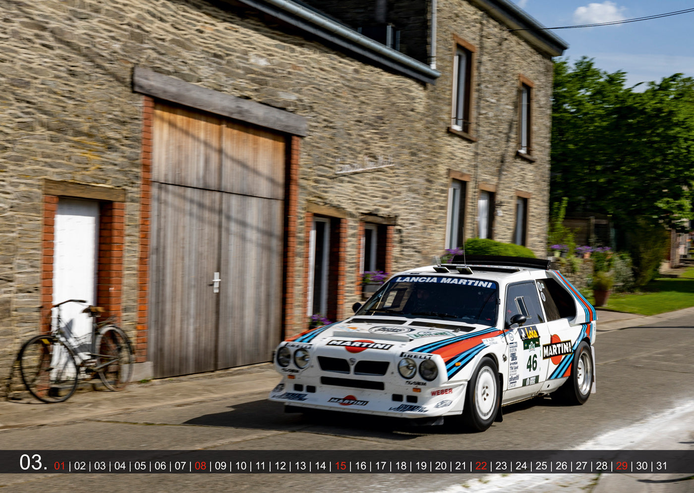 Lancia Rallye Kalender "bella macchina" 2026