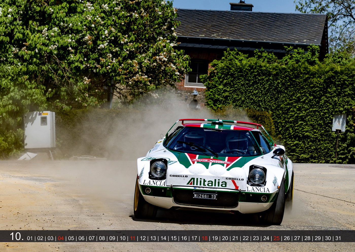 Lancia Rallye Kalender "bella macchina" 2026