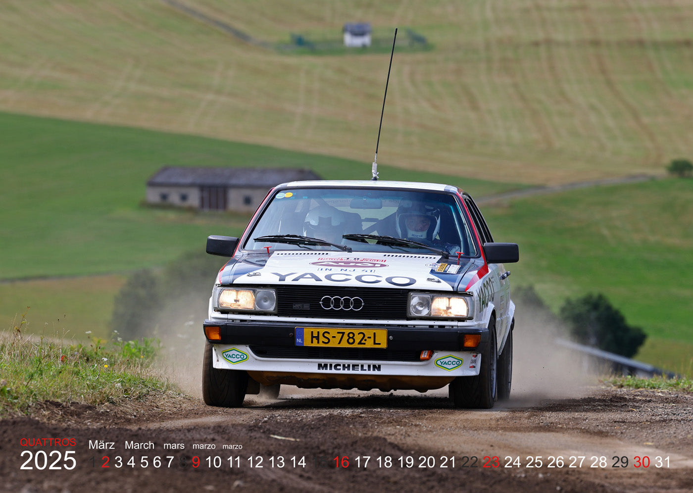 Audi Quattro Rallye Kalender 2025