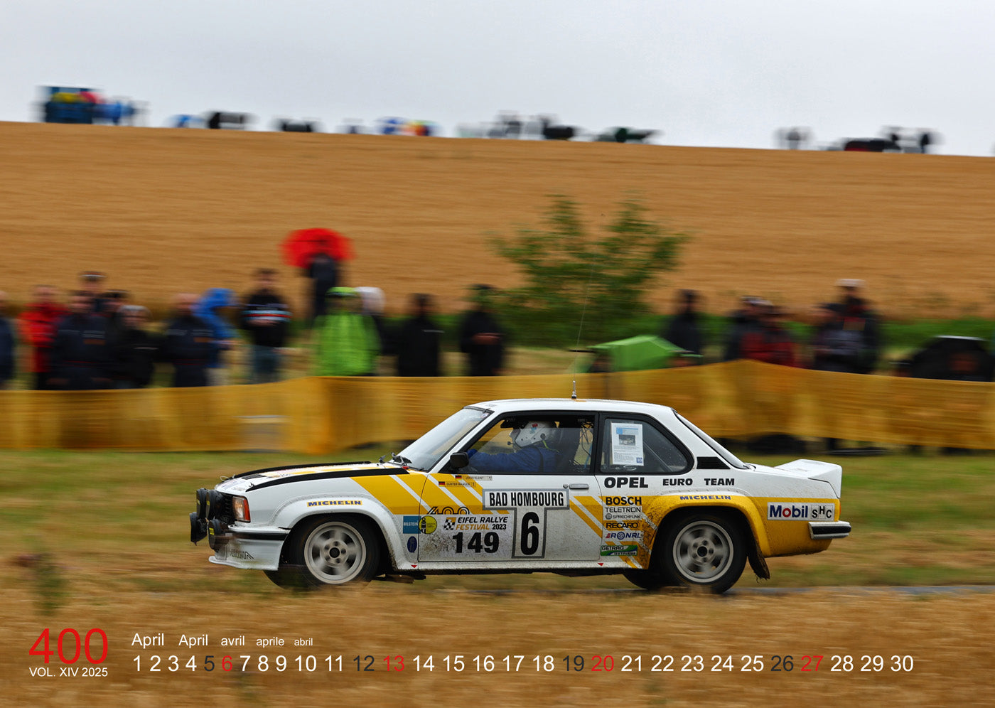 Opel Manta / Ascona 400 Rallye Kalender 2025