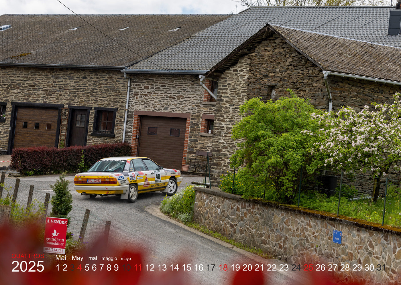 Audi Quattro Rallye Kalender 2025