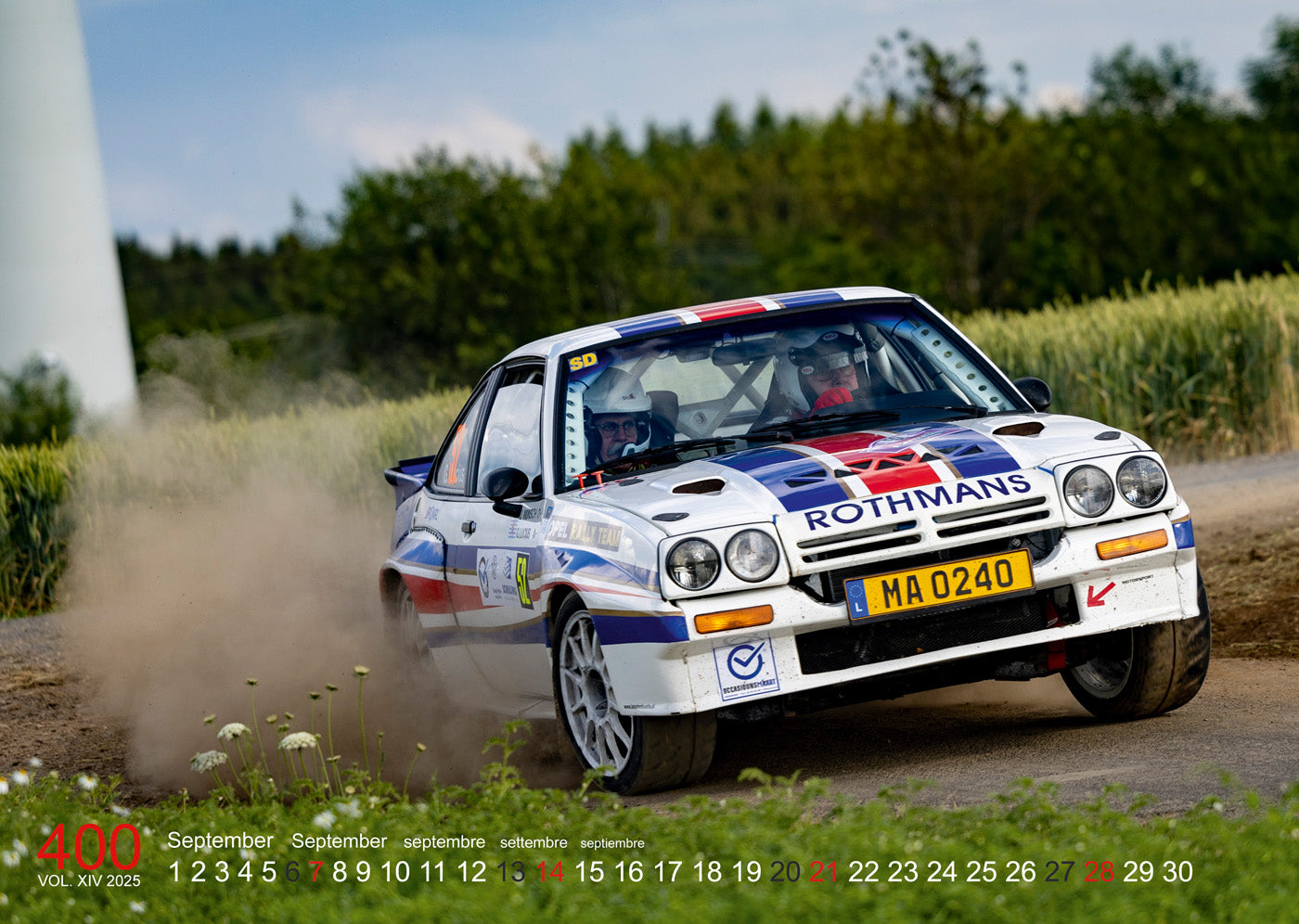 Opel Manta / Ascona 400 Rallye Kalender 2025