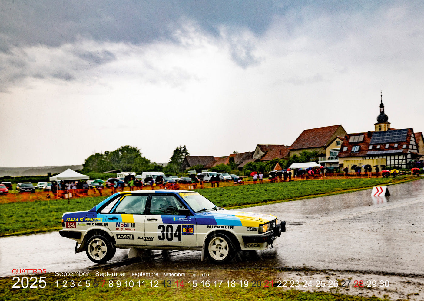 Audi Quattro Rallye Kalender 2025