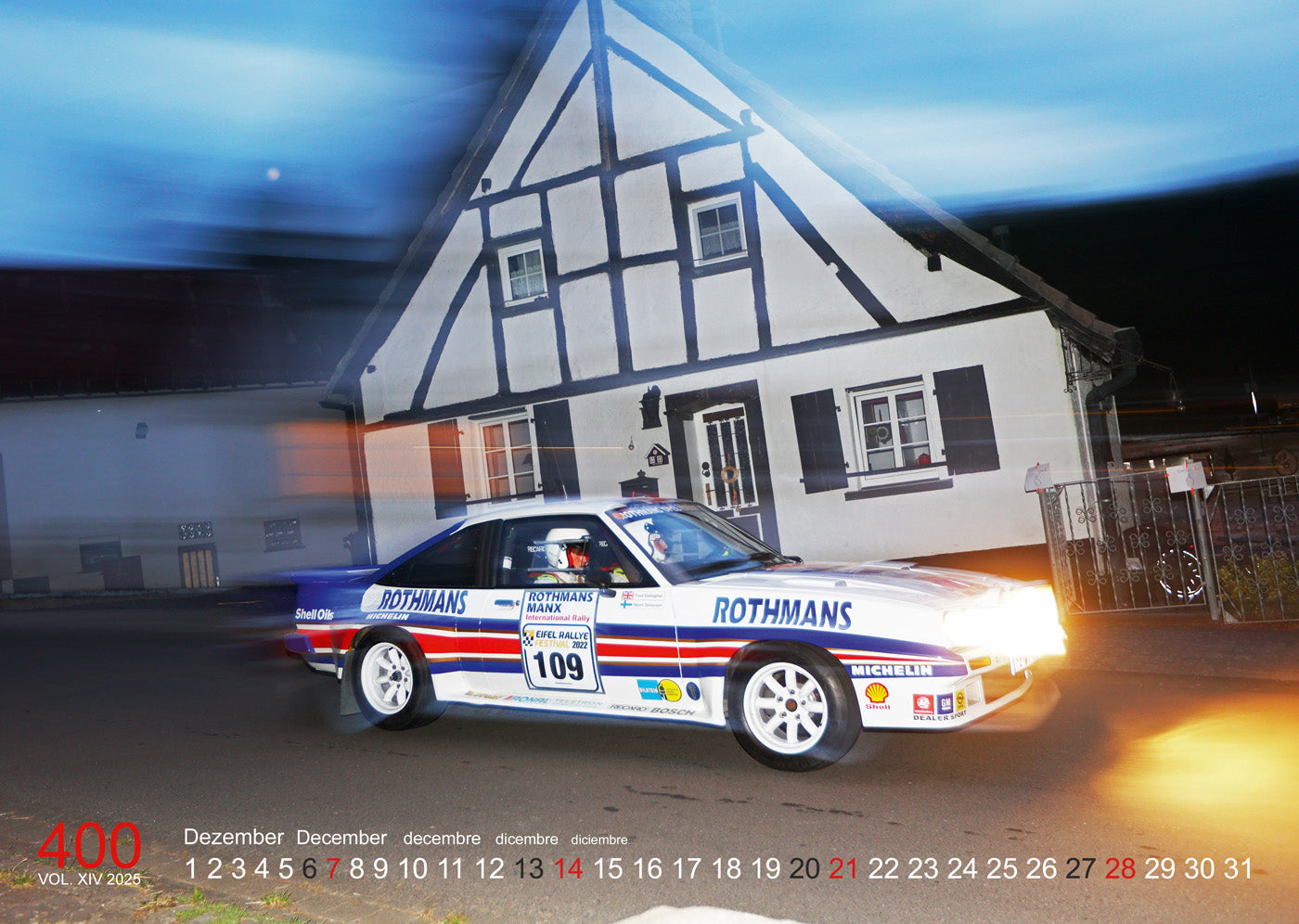 Opel Manta / Ascona 400 Rallye Kalender 2025
