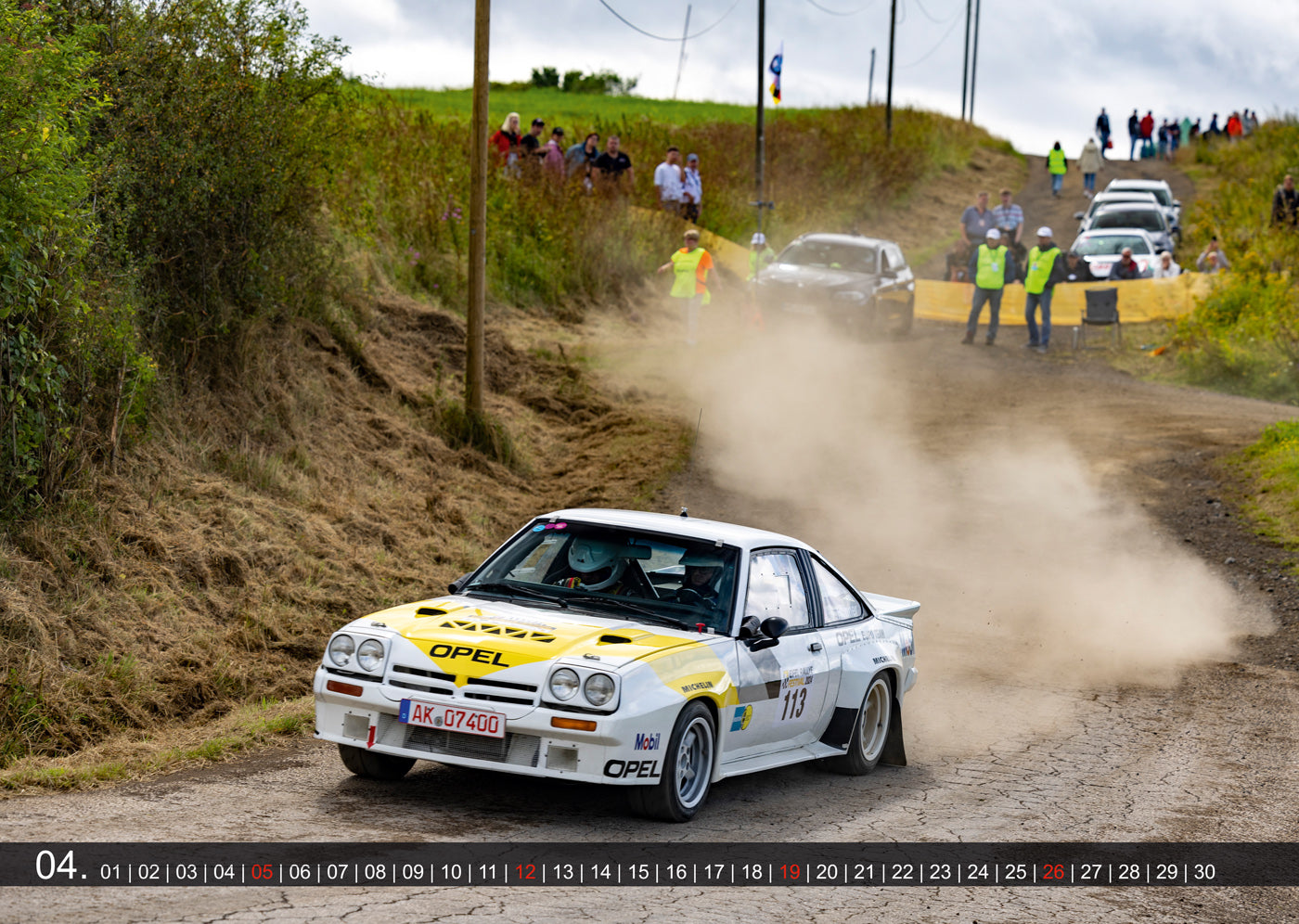 Opel Ascona / Manta 400 Rallye Kalender 2026